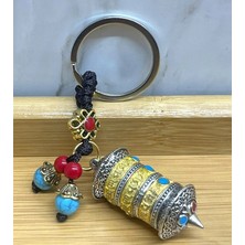 Uravas Store Metal Tibet Şans Çarkı Anahtarlık