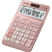Casio JF-120FM-PK Pembe 12 Hane Masa Üstü Hesap Makinesi (Kdo)