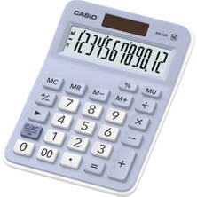 Casio MX-12B-LB Açık Mavi 12 Hane Masa Üstü Hesap Makinesi (Kdo)