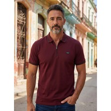 Gewer Erkek Fermuarlı Polo Yaka T-Shırt NS-1637