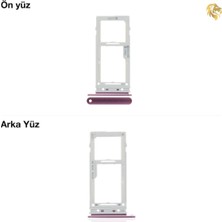 Arsking Samsung Galaxy S9 Plus Sim Iç Yuvası Çiftli Mor Çiftli Sim Yuvası Ikili Sim Tepsisi Çiftli Sim Aparatı Dual Sim Çekmecesi