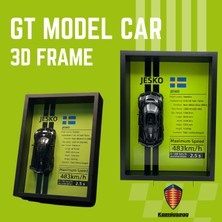 Tref 3D Çerçeveli Metal Model Araba
