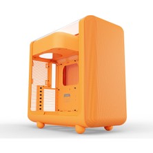Hyte X50 Astral Orange Temperli Cam USB 3.2 Atx Mid Tower Gaming Kasa (CS-HYTE-X50G-AO)