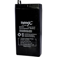 Uravas Store Lightex Fener Aküsü 4V 2,5A LT425