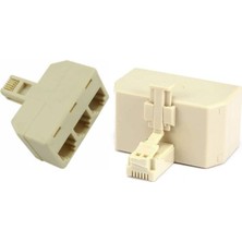 Uravas Store Oem 6P4C Erkek-3xdişi Telefon Dağıtıcı
