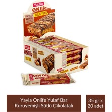 Yayla Çikolata Desenli Kuruyemişli Yulaf Bar 35 gr x 10 Adet