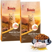 Bonnie Basıc Tavuklu Yetişkin Kedi Maması 10 kg - 2 Adet