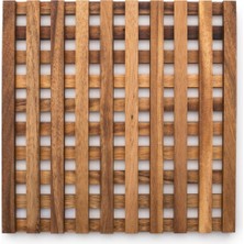 Hsc Bilişim Ironwood Gourmet Venedik Sacayağı, 25,4 x 25,4 x 2,5 Cm, Kahverengi