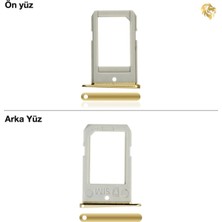 Arsking Samsung Galaxy S6 Edge Sim Iç Yuvası Tekli Altın Sim Yuvası Sim Tepsisi Sim Aparatı Yeni Sim Yuvası Tekli Sim Tepsisi Sim Çekmecesi