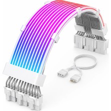 Gametech 3x8 Argb Sleeved Gpu Ekran Kartı Uzatma Kablosu (3x8 Pin Argb)