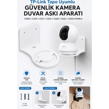 TY Tech Tapo C222 / C220 / C230 / C210 / C211 / C200 Uyumlu Kamera Duvar Askısı Versiyon 2 (C200C ile Uyumlu Değildir.)