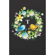 Hsc Bilişim T: Monogram Initial Letter Notebook, Journal, Planner, Diary - 120 Sheets Of Cream Lined Paper, Med