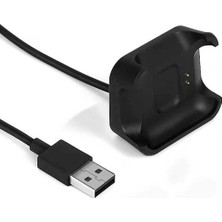 Hsc Bilişim Constrain Siyah ile Uyumlu Redmi Watch (Mi Watch Lite) Ile Uyumlu USB Şarj Kablosu, Zore