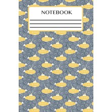 Hsc Bilişim Notebook: Lined Interior - (6 x 9 Inches) - 150 Pages - Yellow Submarines In Space