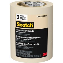 Hsc Bilişim Scotch Müteahhit Sınıfı Maskeleme Bandı, Tan, Genel Kullanım Için Bant, Çok Yüzeyli Yapışkan Bant,