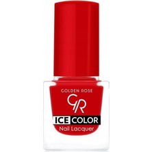 Hsc Bilişim Golden Rose Ice Color Nail Lacquer No: 124 - Parlak Bitişli Mini Oje 6 ml