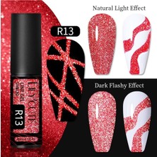 Hsc Bilişim Tırnakmania Lily Cute Reflective Glitter Nail Art Çizim Ojesi R013 (54152-7) 4406