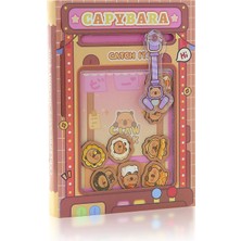 Hsc Bilişim Geluode Capybara A7 Mini Notebook, Claw Machine Design Cute Kawaii Capybara Theme, Fun And Function
