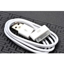 Hsc Bilişim Psr Aksesuar Beyaz Beyaz Iphone 4s USB Kablo- ile Uyumlu