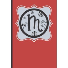 Hsc Bilişim M: 120 Lined Pages - 6" x 9" (Diary, Notebook, Composition Book, Writing Pad) Monogram Letter M, In
