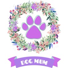 Hsc Bilişim Dog Mum: Dog Mum Dot Grid Notebook Journal 8" x 10", 150 Pages (Cute Notebooks)