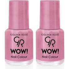 Hsc Bilişim Golden Rose Wow Nail Color NO:116 - Oje 2li Paket
