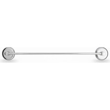 Hsc Bilişim Paslanmaz Metal Havluluk 41 cm – Duvara Monte Krom Banyo Havlu Askısı, Vida ve Dübel Hediyeli