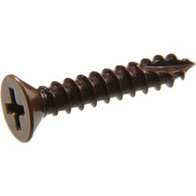 Hsc Bilişim Hillman 45363#7 x 3/4-Inç Düz Phillips Ahşap Vida, Antik Bronz, (40'lı Paket)