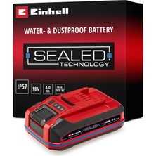Hsc Bilişim Einhell 18 V 4.0 Ah Sealed Power X-Change Plus (18 V Akü, Su ve Toz Koruması, IP57 Koruma