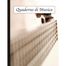 Hsc Bilişim Quaderno Di Musica: Pentagrammi Per Chitarra Con Tab 6 Corde -120 Pagine Formato Grande (Italian Ed