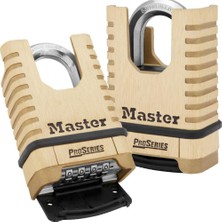 Hsc Bilişim Master Lock, Pirinç, Asma Kilit, Proseries 2-1/4 Inç Genişliğinde Kendi Şifreli Kilidinizi Ayarlayı