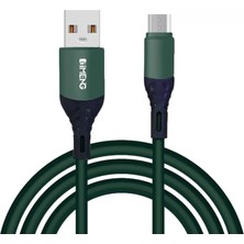 Hsc Bilişim Imeng 6A 100W USB A To Micro Data ve Hızlı Şarj Kablosu 1 Metre Yeşil