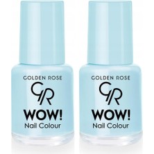 Hsc Bilişim Golden Rose Wow Nail Color NO:101 - Oje 2li Paket