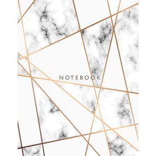 Hsc Bilişim Notebook: Marble On White Cover And Lined Pages, Extra Large (8.5 x 11) Inches, 110 Pages, White Pa