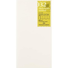 Hsc Bilişim Midori Travelers Note Regular Size Refill - 032 Accordion Fold Paper