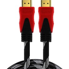 Hsc Bilişim Qport Q-HDMI33 2.0V 4K Altın Uçlu Örgülü Kablo
