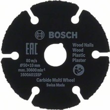 Hsc Bilişim Professional Accessories Kesme Diski Karbür Multi Wheel (Çoklu Malzeme Için, Ø 50 Mm, Aksesua