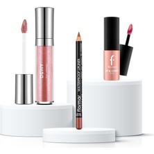 Hsc Bilişim Perfect Lip Combo 3'lü Dudak Makyajı Seti