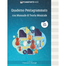 Hsc Bilişim Quaderno Pentagrammato Con Manuale Di Teoria Musicale: Quaderno Di Musica - Formato Grande - Eserci