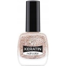 Hsc Bilişim Golden Rose Keratin Nail Color Glitter NO:404 - Oje