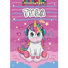 Hsc Bilişim Thea: Personalized Coloring Book For Thea | Theme: Unicorn | Birthday Gift For Girl, Daughter ... |
