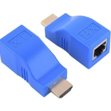 Hsc Bilişim Alfais 4971 HDMI RJ45 Cat5 6 Extender Uzatıcı Uzatma Aparatı Adaptör
