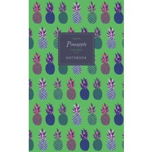 Hsc Bilişim Pineapple Notebook - Ruled Pages - 5x8 - Premium: (Spring Green Edition) Fun Notebook 96 Ruled/line