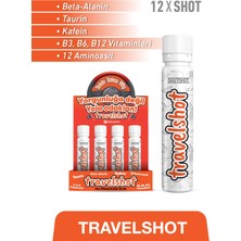 Dailyshot Travelshot Taurin, Kafein, Beta-Alanin Içeren Gıda Takviyesi – 12 Shot