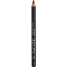 Hsc Bilişim Note Cosmetics Ultra Rich Color Lip Pencil 12 Coral Red Dudak Kalemi, Kırmızı