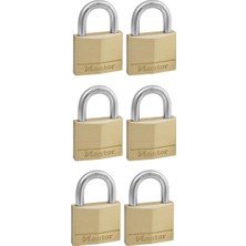 Hsc Bilişim Master Lock – 140EURSIX – 6 Aynı Anda Pirinç Asma Kilit 40 mm