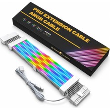 Gametech 1X24 Pin Argb Sleeved Anakart Uzatma Kablosu (1X24 Pin Argb)