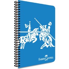Hsc Bilişim Faber-Castell Pp Kapak Knights Canlı Spiralli Defter 80 Yaprak Çizgili