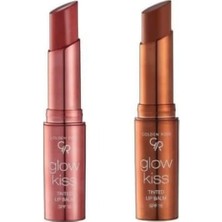 Hsc Bilişim Golden Rose Glow Kiss No: 06 - No: 01 Renkli Dudak Nemlendirici Seti 2 Adet Ürün