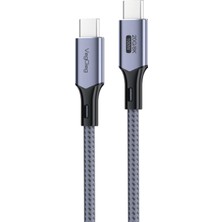 Hsc Bilişim Veggieg 100W 5A Usb3.2 Gen 2 20 Gbps 8k 60Hz Type-C Görüntü Şarj ve Data Kablosu 3 Metre